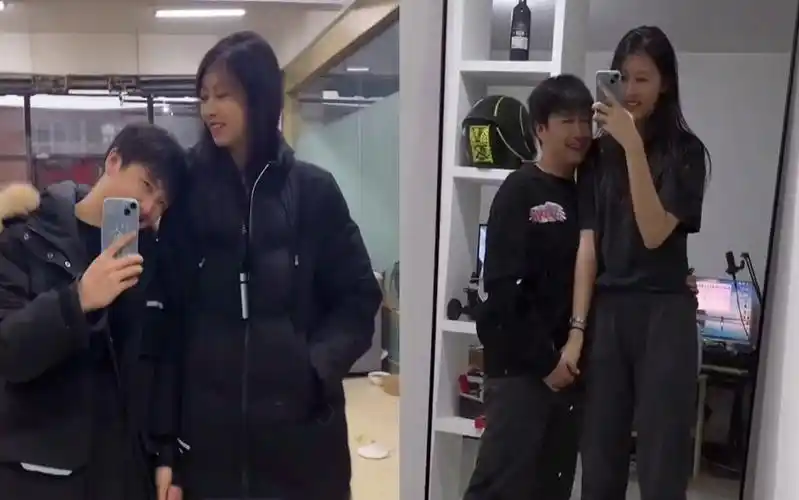 男子和身高相差12cm的女友秀恩爱,2人同框网友乐了