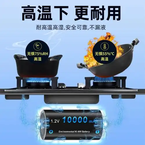 智能充电器燃气灶热水器专用一号d型快充大容量cityork1号充电电池