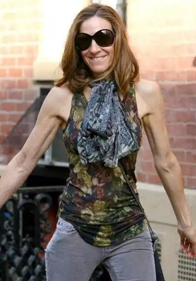 排骨精女星暴瘦图