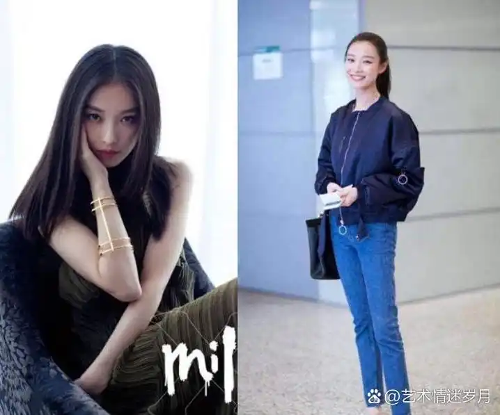 倪妮33岁,眉毛疏淡略显油腻,罕见晒出素颜照,与赵丽颖相比略显逊色,但