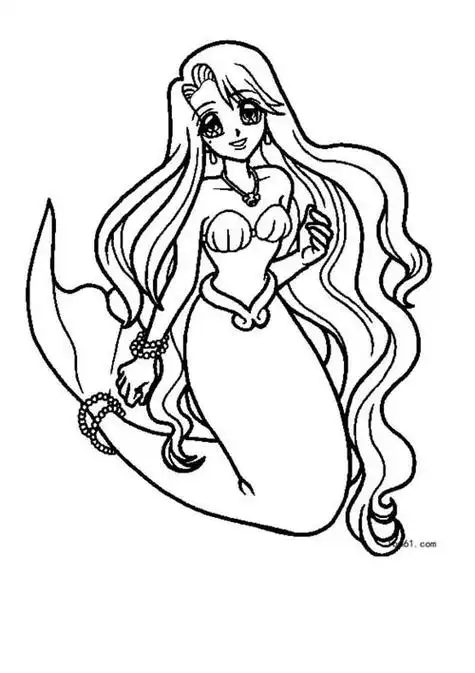 画美人鱼简笔画最简单最漂亮 画美人鱼简笔画最简单最漂亮