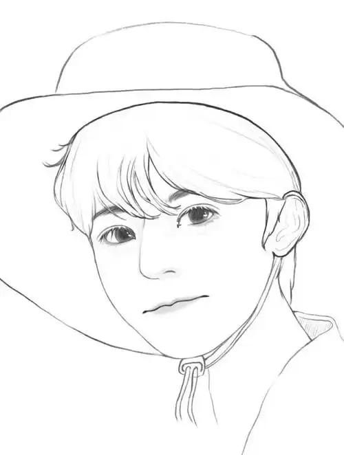 画画  #手绘  #线稿 #龚俊