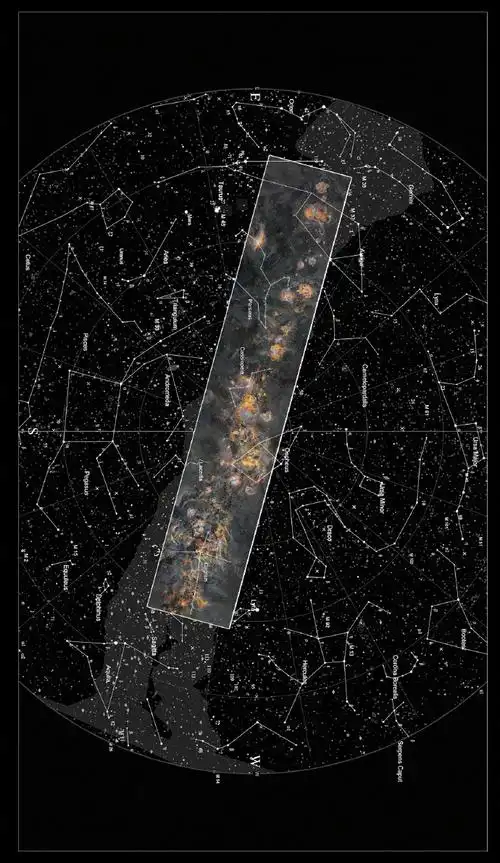 17亿像素的银河系全景平面图