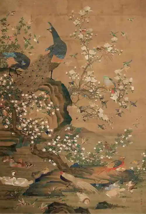 国画里的百鸟朝凤,美