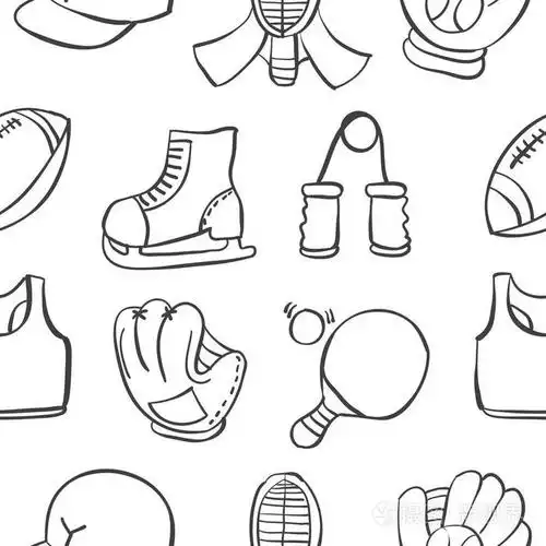 说明对象运动器材涂鸦插画-正版商用图片0rdupu-摄图新视界