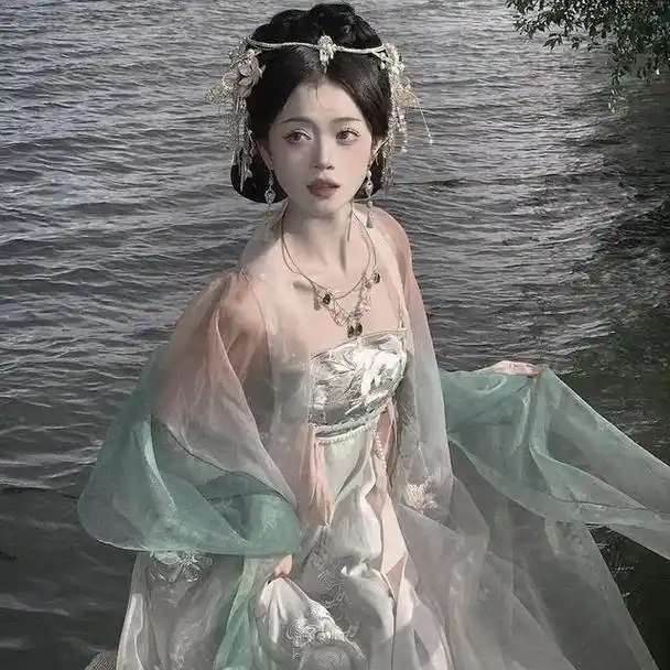 古风真人头像江南风女头