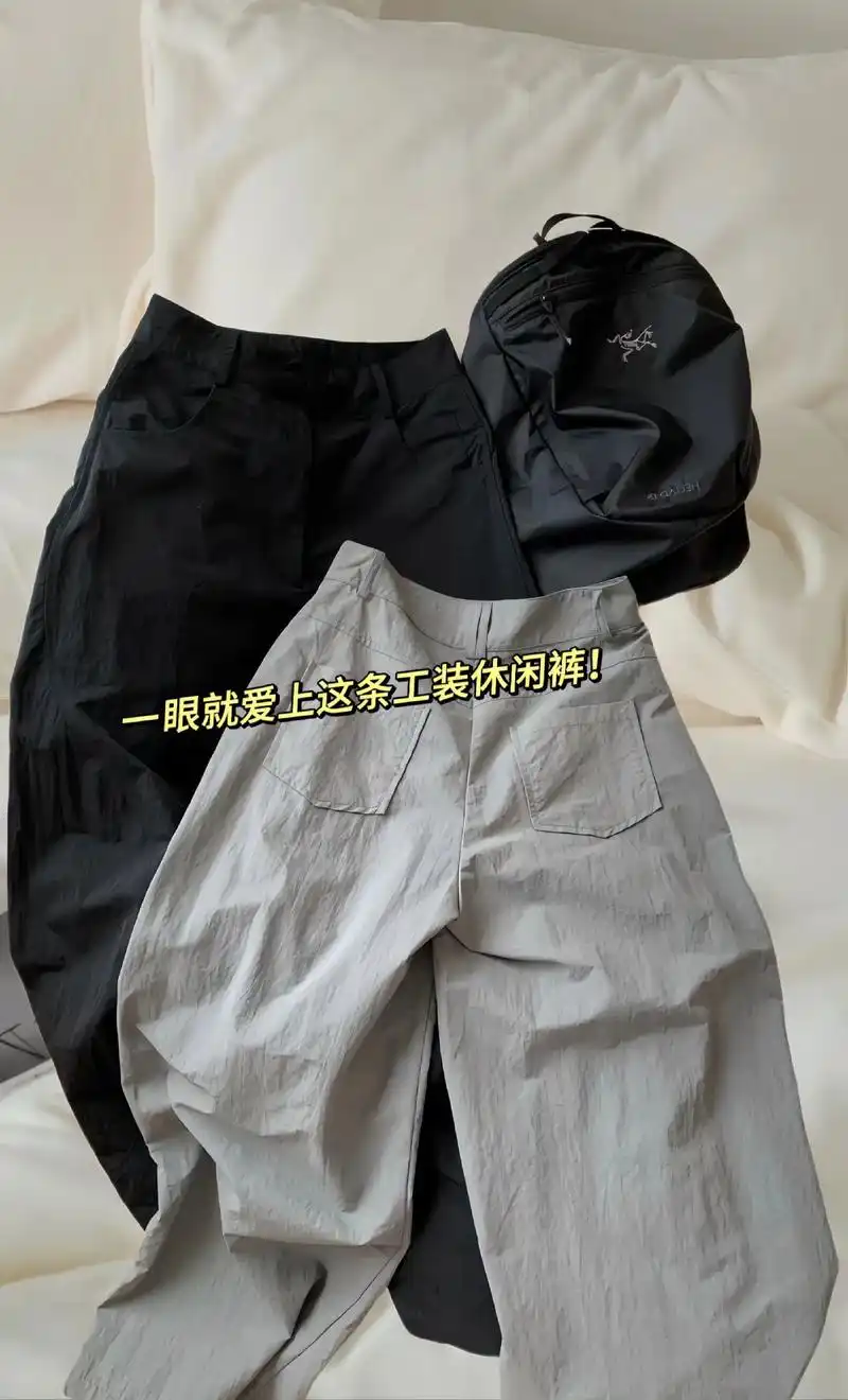 的工装运动休闲裤来喽～这款灰色工装风休闲运动裤也太舒服 - 抖音