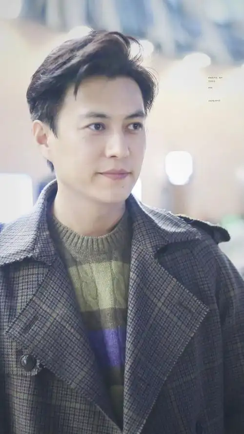 靳东现身机场 潮范十足 格子风衣优雅迷人 闪亮虹桥机场__凤凰网