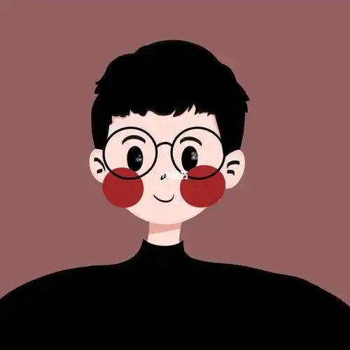 手绘头像男生头像