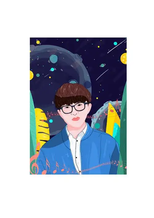 插画习作——毛不易