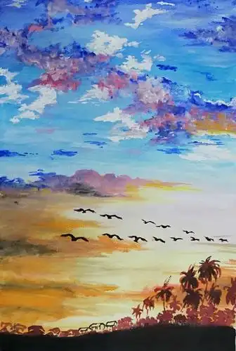 临高县2019年中小学绘画比赛获奖作品展示