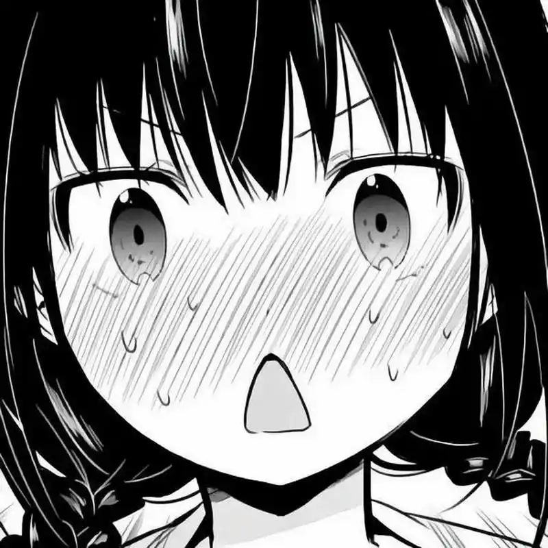 ins优质日系漫画风黑白动漫女生头像