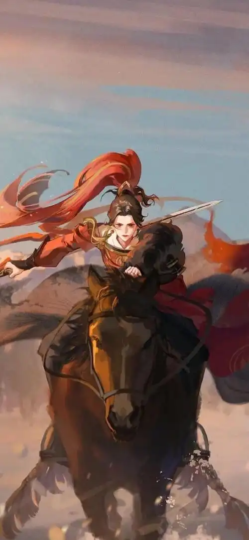 古风战场女将军壁纸|好飒