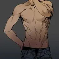 求这类动漫男腹肌头像