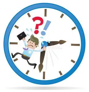 生意伙伴没时间了.照片