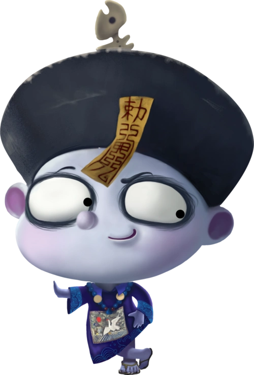 僵尸小僵尸可爱中国风僵小鱼创意壁纸卖萌萌萌的僵尸高清桌面小清新呆