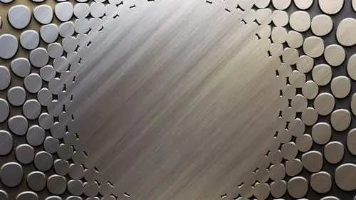 精致银色金属花纹背景素材高清壁纸