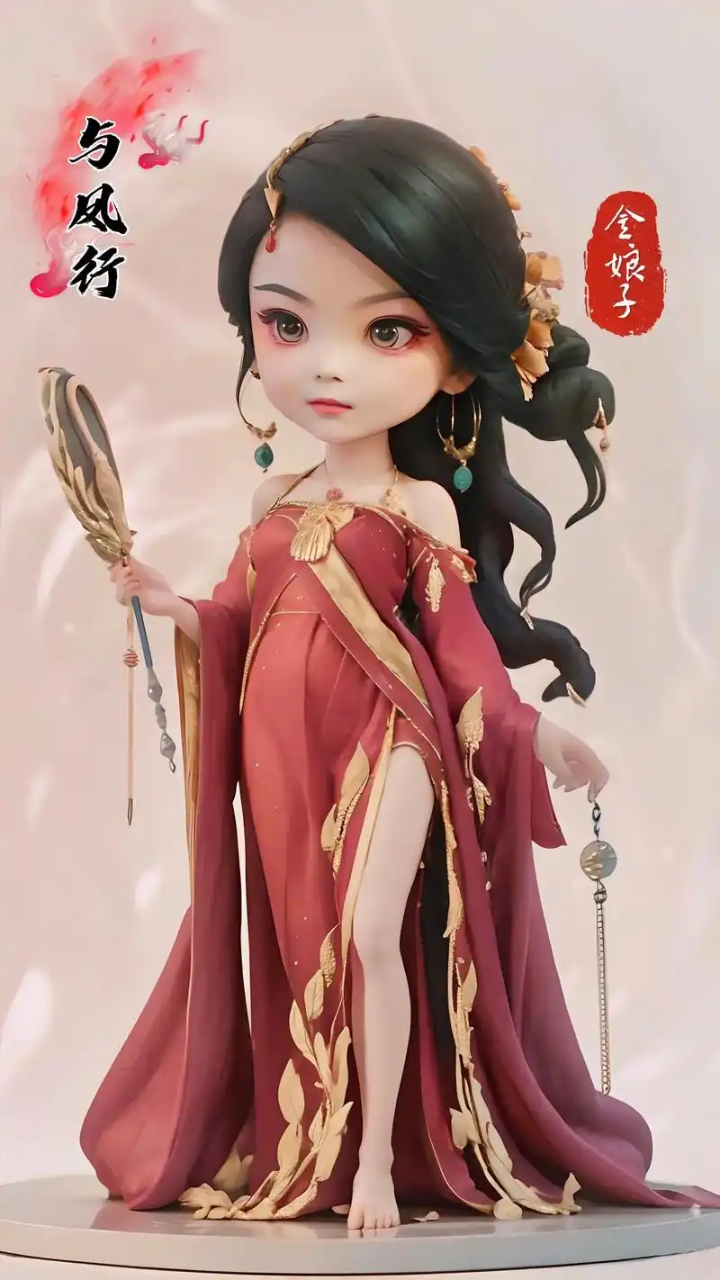 与凤行 q版人物,金娘子也太美了吧!#赵丽颖 #林更新 - 抖音