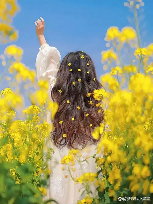 春天拍花海人像6个拍照姿势好看又自然