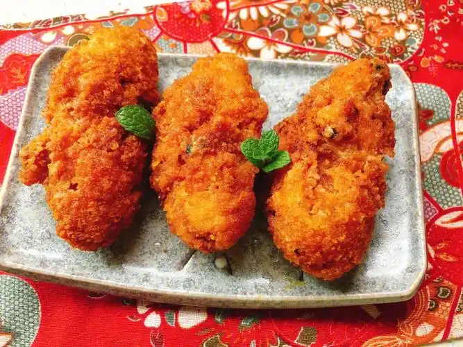 无油面包糠烤鸡翅