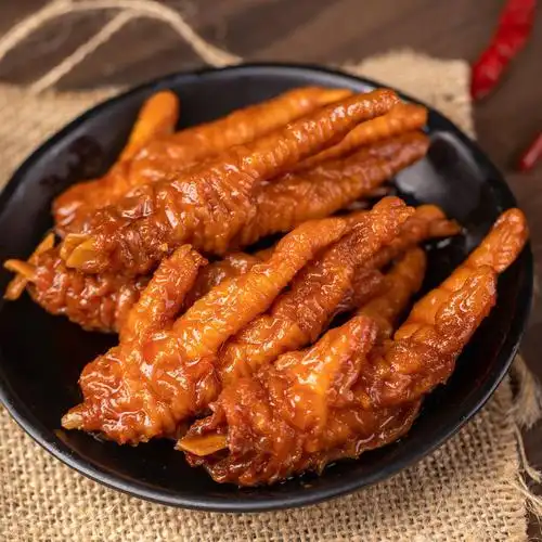 虎皮凤爪鸡爪子零食网红卤味吃货休闲鸡肉