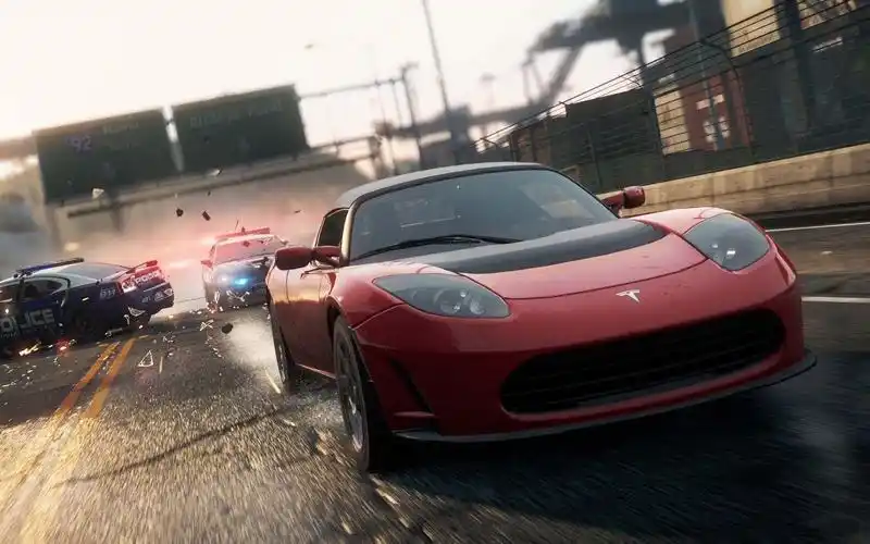 【极品飞车17】need for speed17 论特斯拉的飙车手感