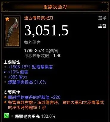 暗黑破坏神3玩家远古传奇装备展示