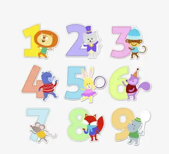 数字简笔画动物1到10 儿童数字简笔画动物1到10