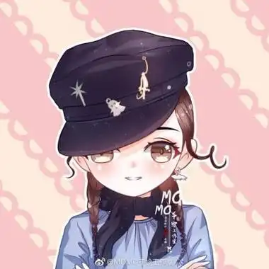 明星迪丽热巴q版手绘头像bymomo手绘工作室