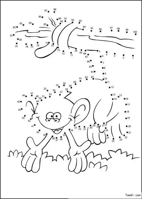 数字连线3-简笔画图片-儿童资源网手机版简笔画数字100南霞口镇西塘