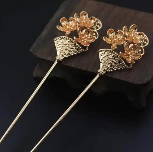 尚嘉发簪古典流苏步摇花蝶簪子中国风宫廷发钗盘发簪子