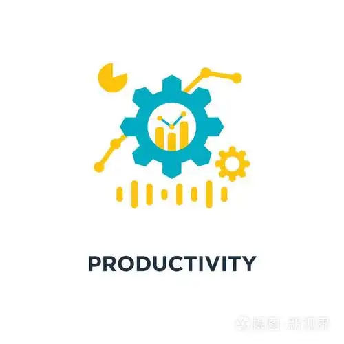 生产力图标. 生产能力概念符号设计性能分析矢量图