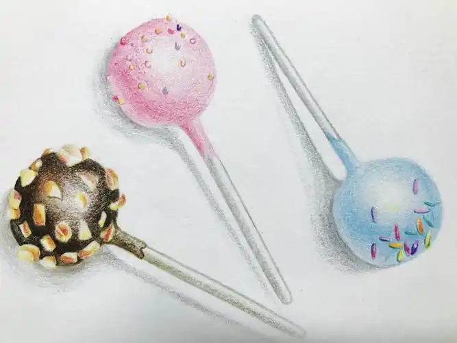 xls1-09 零基础彩铅自学之路:《棒棒糖》 - 简书