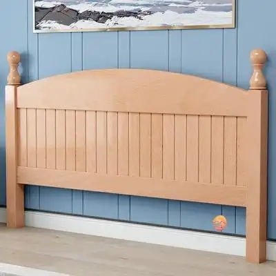 实木床头板无巴结储物靠背板单人床头1.5米胡桃木床头1.8简约床头