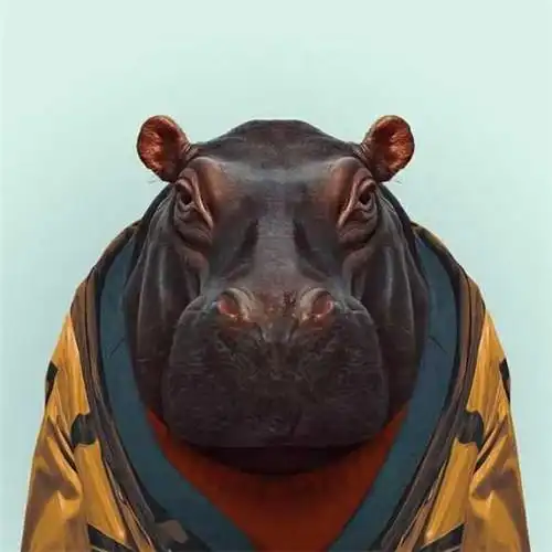 抖音兽头人身潮图头像图片