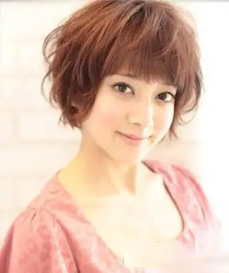 短卷发修颜减龄显脸小 日系最新修颜短卷发发型 圆脸or小脸都适合
