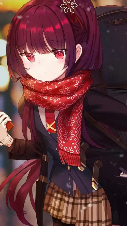 性感动漫美女插画高清手机壁纸