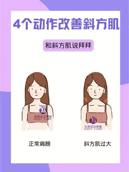 笔记灵感往后夹肩膀灭斜方肌,这是错误的方法,小心越练越大!