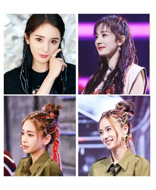 脏辫头绳彩绳辫发脏辫神器儿童彩色头绳七彩丝带绑发辫子发带头饰彩带