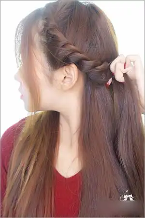 小清新公主编发教程 轻松变女神范