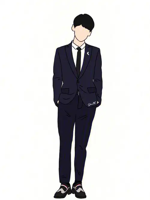 狄仁白白敬亭明星大侦探简笔画