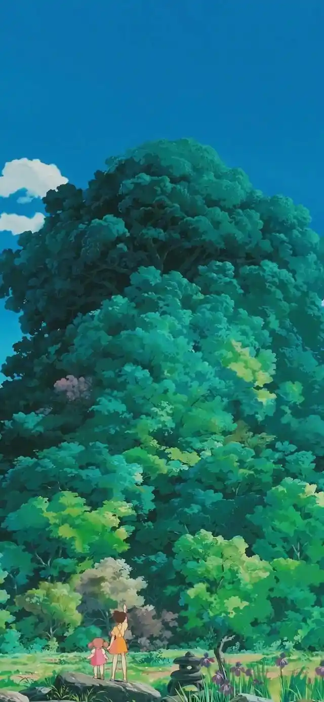 清新唯美插画壁纸,宫崎骏的治愈动漫世界