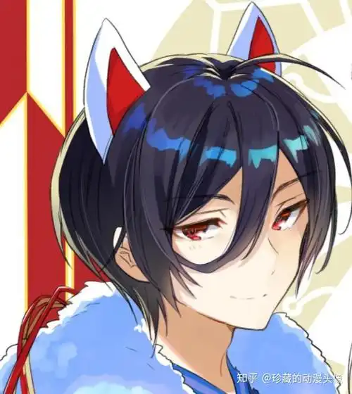 二次元动漫男头像穿着华丽打扮帅气的轰总真霸气