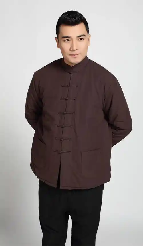 俞兆林男中老年加厚可拆卸老粗布棉花棉袄大码棉服爸爸秋冬季新款中式