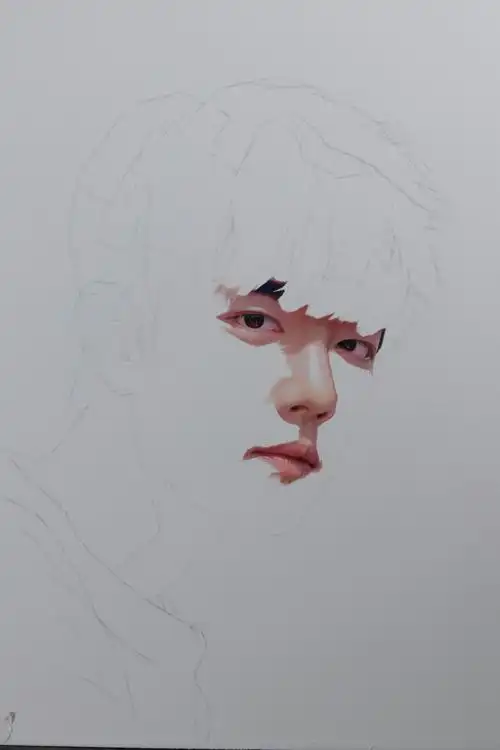 彩铅手绘 肖战|纯艺术|绘画|康sir彩铅_原创作品-站酷zcool