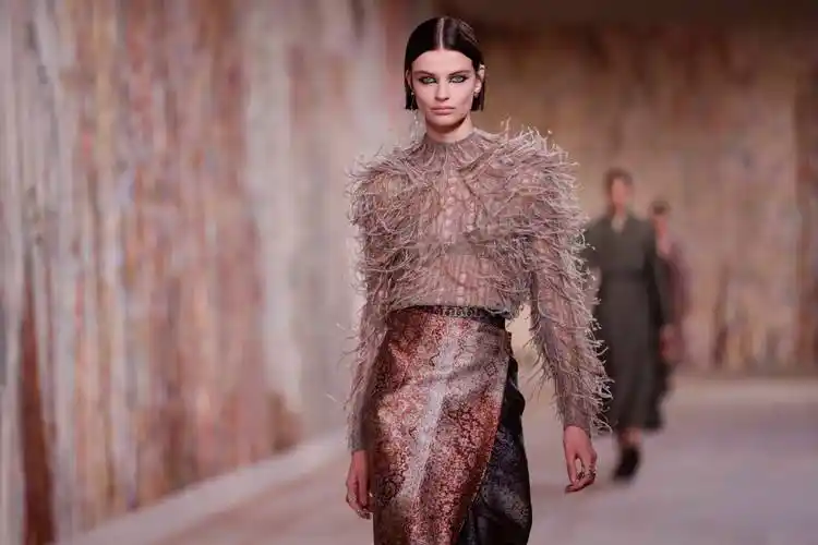 巴黎时装周——迪奥时装秀_新华社