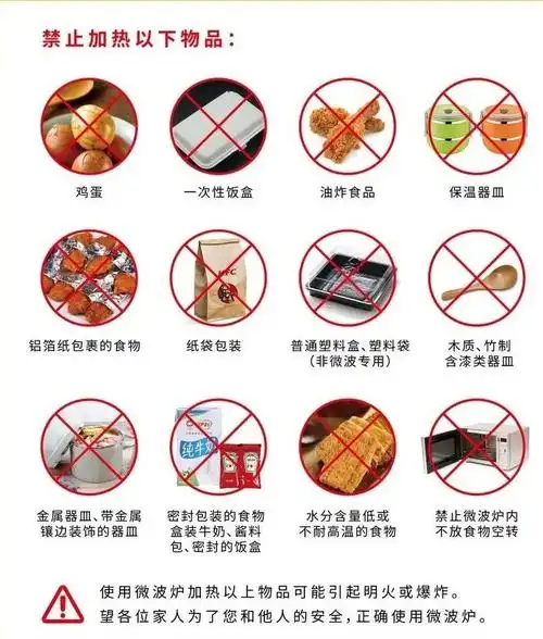 三,这些容器,不能在微波炉里使用!