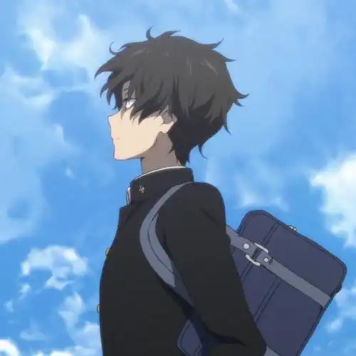 4月28日是「冰菓」折木奉太郎的生日,节能君生日快乐98    #冰菓