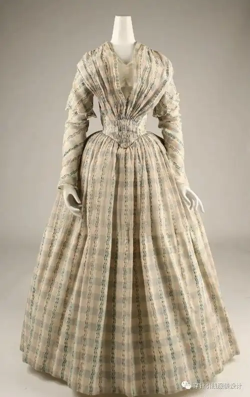 西洋服装19世纪时期美国服饰纯实物图片