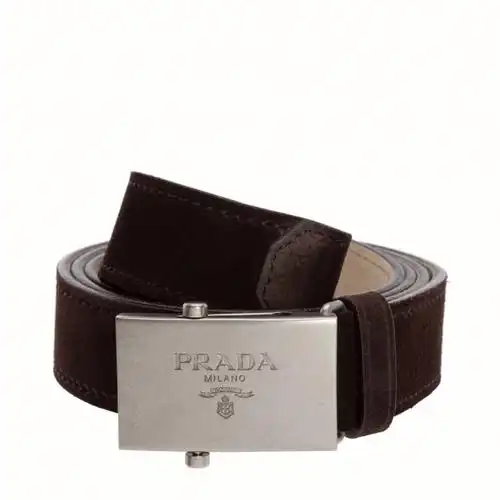 prada普拉达 男士绒面革腰带 3420